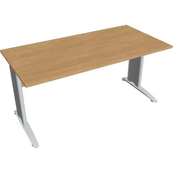 Kancelářský vozík HOBIS kancelářský stůl pracovní rovný - CS 1600, dub + doprava zdarma