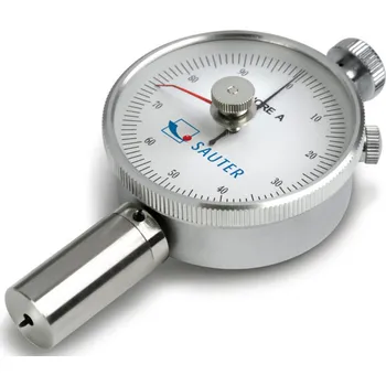 Analogový přenosný tvrdoměr Sauter HBA 100-0, Shore A, rozsah měření 100 HA, čitelnost 1,0 HA
