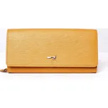 Luxusní hořčicová kožená peněženka Marta Ponti no. P004