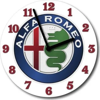 Hodiny Pelisport Hodiny Alfa Romeo skleněné ø 18 cm