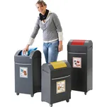 Samozhášecí nádoba na odpad z oceli, 2 kolečka, objem 45 litrů, antracit / žlutá