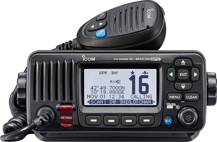 Icom Marine IC-M423G VHF LODNÍ VYSÍLAČKY GPS