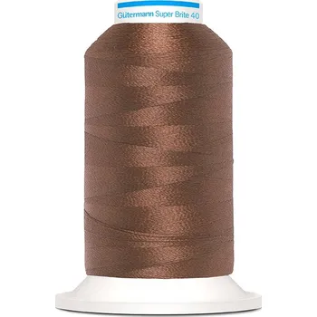Gutermann Vyšívací nit Gütermann Super Brite Polyester 40 1000 m - 9042