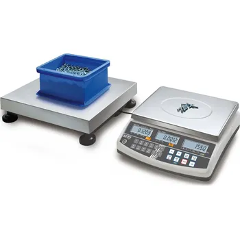 Průmyslová váha KERN počítací váha CCS, až do 150 kg, min. hmotnost dílu 0,5 g / kus, vážící plocha 650 x 500 mm