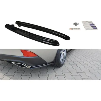 Auto-moto Splittery zadní, boční Lexus IS Mk3 Facelift T černý lesklý plast