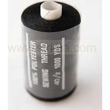 Nit nitě 100% PES 1000m - barva 332 - černá