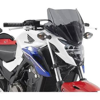 Motodíl A1152 plexi kouřové Honda CB 500 F (16-18), vxš 312x408 mm, včetně montážní sady