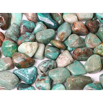 Drahý kámen Magieprirody.cz Tromlovaný kámen Amazonit XL velikost 25 - 45 mm - Namíbie #313 Množství: 1ks