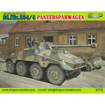 Dragon Sd.Kfz.234/4 Panzerspähwagen 1:35 Plastikový model Dragon Sd.Kfz.234/4 Panzerspähwagen 1:35