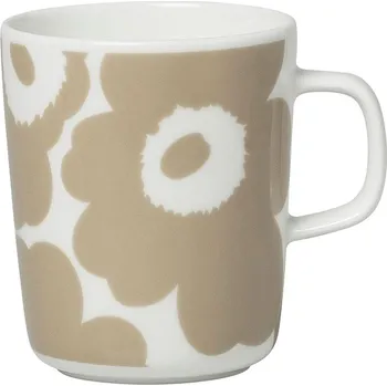 Marimekko Hrnek Oiva Unikko 0,25l, světle béžový