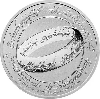 Stříbrná mince 1 Oz Lord of the Rings™ - The One Ring™ 2021