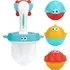 Hračka pro nejmenší Akuku Hračky do vody koš s hračkami 4 ks
