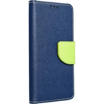 Pouzdro na mobilní telefon Forcell Fancy Book case for VIVO Y52 5G modrá - limetková 104783