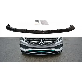 Karosérie Spojler pod nárazník lipa Maxton V.1 - MERCEDES-BENZ CLA C117 AMG-LINE FACELIFT 2017- černý lesklý plast