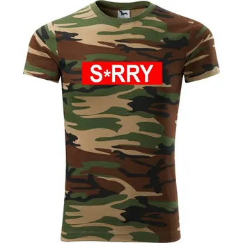 Pánské tričko S*RRY - Army CAMOUFLAGE - 3XL ( Hnědý maskáč )
