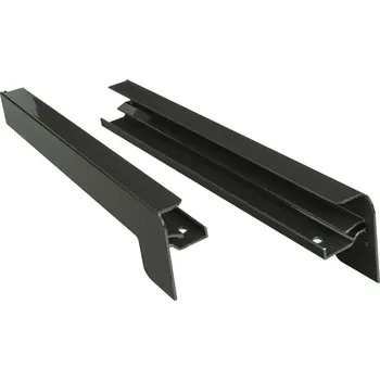 Parapet AL krytky parapetu pod omítku, nos 25 mm | HNĚDÁ RAL 8019 - 360 mm | LEVÁ / PRAVÁ