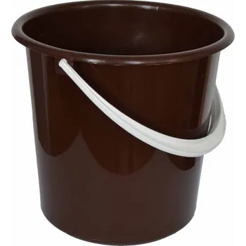 kbelík INJETON PLAST Kbelík plastový 12 l hnědá