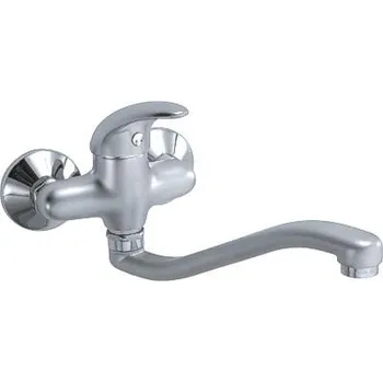 Vodovodní baterie Vodovodní baterie Novaservis METALIA 55 umyvadlovo-dřez. nástěn. satino 150 mm