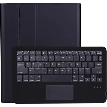 Pouzdro na tablet Klávesnice Bluetooth s trackpadem + kryt / pouzdro pro Apple iPad Pro 11" / 11" (2020) / 11" (2021) / Air 4 / 5 - tmavě modrá