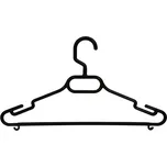 INJETON PLAST Plastové ramínko na šaty s příčkou P16 sv.žlutá