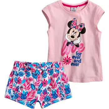 Dívčí souprava DISNEY MINNIE LOVE růžová Velikost: 98