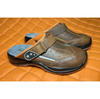 Pracovní obuv Truckerské sandály - hnědé - vel. 38, vel. 38