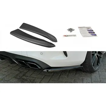 Tuning Splittery zadní, boční Mercedes C-class C205 63AMG Coupe 2016- 2018 černý lesklý plast