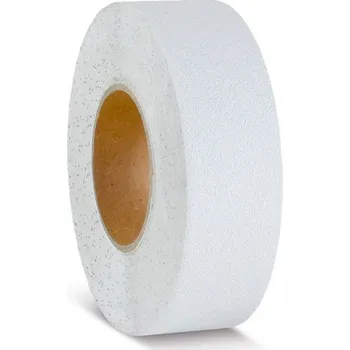 Lepicí páska m2 protiskluzová podložka™, Easy Clean, bílá, role 50 mm x 18,3 m