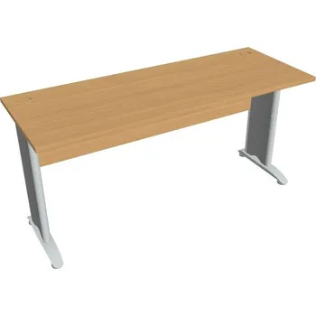 Kancelářský vozík HOBIS kancelářský stůl pracovní rovný - CE 1600, buk + doprava zdarma