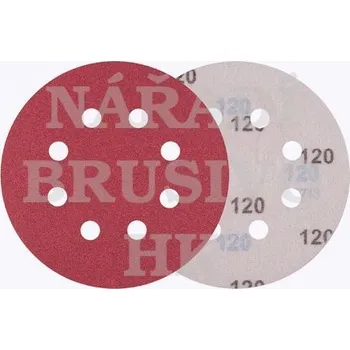 Brusný kotouč Klingspor Brusný papír 125/8 P 180 PL28CK na suchý zip 5907560043452