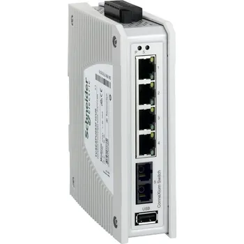 Switch SCHN TCSESPU053F1CU0 ConneXium Premium Unmanaged Switch - 4TX/1FX-MM