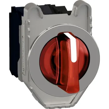 vypínač SCHN XB4FK134M5 Ovládač otočný prosvětlený, Rudá, 3 pozice pevné, 230V, 1Z + 1V RP 1,5kč/ks