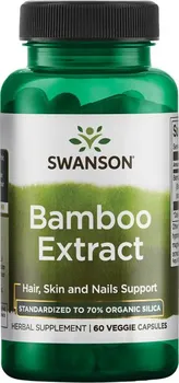 Přírodní produkt Swanson Bamboo Extrakt 300 mg 60 cps.