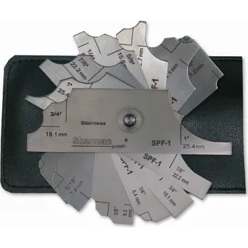 Příslušenství ke svářečce NO Měrka svarů vějířová