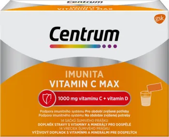 GSK Centrum imunita vitamin C Max 1000 mg 14 sáčků