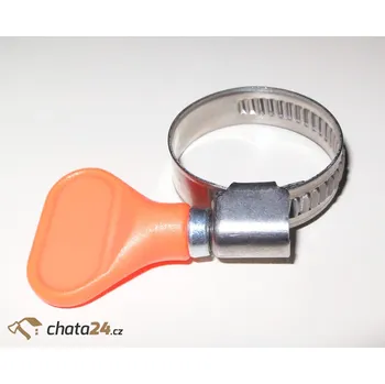 hadicová spona Hadicová spona 16-27mm s motýlkem nerez