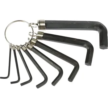 Klíč Toko klíče zástrčné Inbus 2 - 10 mm, černěné, sada 8 dílů - 100-00606