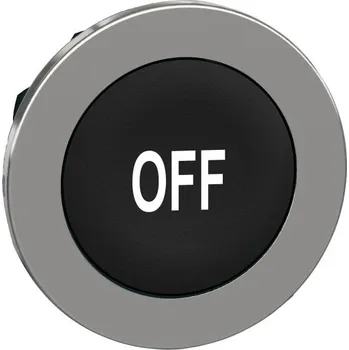 Elektroinstalační materiál SCHN ZB4FA235 Ovládací hlavice stiskací se symbolem, zapuštěná montáž, Černá