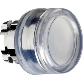 vypínač SCHN ZB4BP18 Ovládací hlavice stiskací, s ochran. krytkou pro vložení štítku - bílá