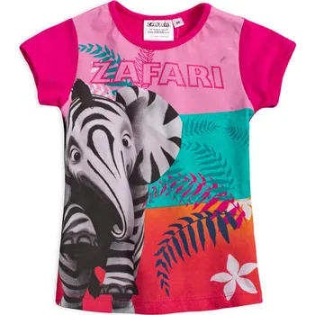 Dívčí tričko ZAFARI ZUMBA tmavě růžová Velikost: 116