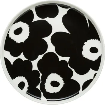 Talíř Marimekko Talíř Oiva Unikko 20cm, černo-bílý