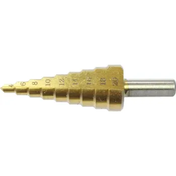 Příslušenství k vrtačce Condor vrták stupňovitý HSS-TiN, průměr 4,0 - 20,0 mm - 100-01088