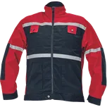 CERVA Pánská pracovní bunda TAYRA Velikost: 52, Barva: černá-červená