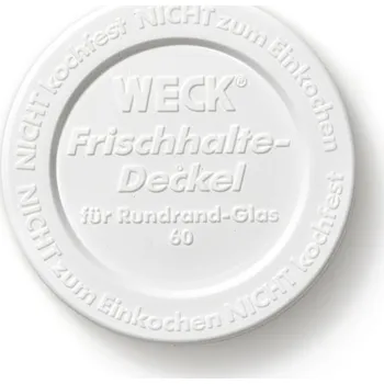 Zavařovací sklenice Víčko palstové Keep Fresh ke sklenicím WECK 60 mm, 5 ks