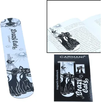 Záložka Magnetická záložka CARMANI Kočky u Eifelovky (záložky do knihy, kočka)