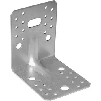 Úhloměr Úhelník s prolisem KP21 105x105x90 mm (zinkovaný plech)