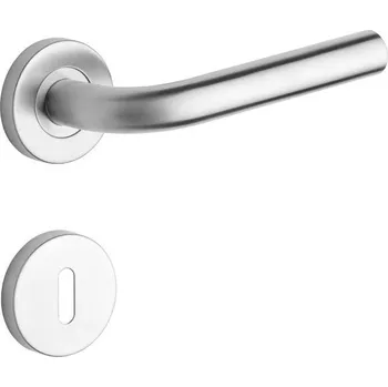 Dveřní kování Rostex BERGAMO-R nerezové kování Provedení: otvor pro FAB klíč PZ