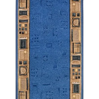 Koberec ASSOCIATED WEAWERS Běhoun Jena 77 BARVA: Modrá, ŠÍŘKA: 67 cm