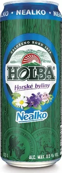 Pivo Holba Horské byliny nealko 0,5 l plech
