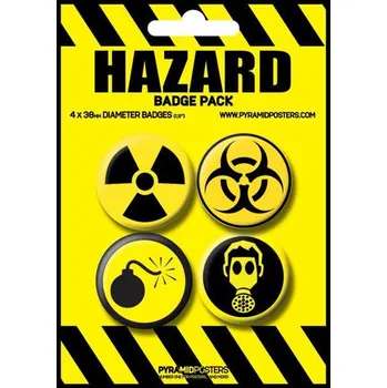 Placka set - Hazard - 4x38mm